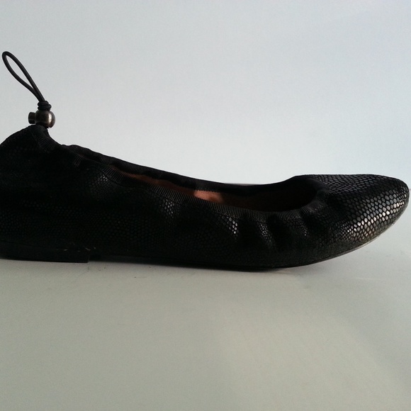 Vince Camuto | Jamilla black leather Flat size 8 - Picture 2 of 6